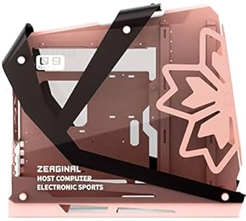 Zeaginal ZC-09 (Noir/Rose) - Open Aluminum PC Case : Buy